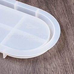DIY ovale Aufbewahrungstablett-Silikonformen&nbsp;DIY-B076-02B