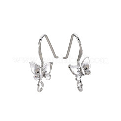 Crochets d'oreille en laiton&nbsp;KK-S356-658P-NF