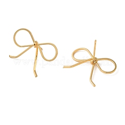 Messing Ohrstecker für Damen&nbsp;EJEW-F334-03G-01