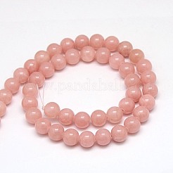 Chapelets de perles en jade jaune naturel&nbsp;X-G-G598-6mm-YXS-02