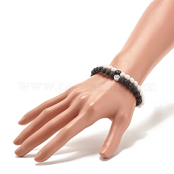 2 Stück 2 Stile natürliches Lavagestein (gefärbt)&nbsp;BJEW-JB07579