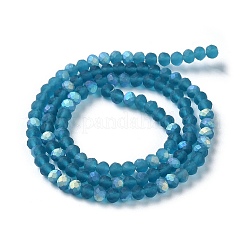 Chapelets de perles en verre imitation jade&nbsp;EGLA-A034-T3mm-MB27