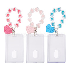 3 porte-cartes rectangulaire en acrylique&nbsp;OFST-TA0001-05