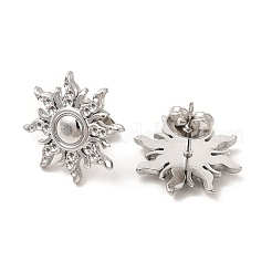 Pendientes de sol de acero inoxidable 304 que no se deslustran para mujer&nbsp;EJEW-I281-21P