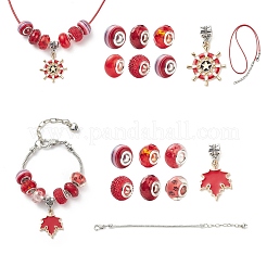 Fai da te braccialetto europeo kit per la creazione di collane per bambini&nbsp;DIY-G085-01D
