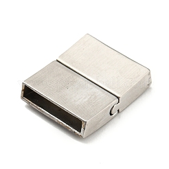 Fermoirs magnétiques en acier inoxydable 304 résistant au ternissement avec emembouts collées&nbsp;LS-STAS-I011-15