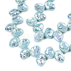 Brins de perles d'imitation en plastique ABS&nbsp;KY-N015-16-A02