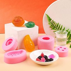 3D-Früchte-Silikonformen-Set in Lebensmittelqualität&nbsp;DIY-PH0004-76
