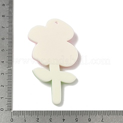 Undurchsichtigen Acryl große Anhänger&nbsp;OACR-I018-01A