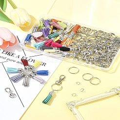 DIY-Kits zur Herstellung von Quasten-Schlüsselanhängern&nbsp;DIY-FS0008-37