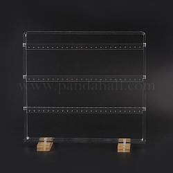 Органических дисплеев серьги стекло, прозрачные, 29x30x2.6 см
