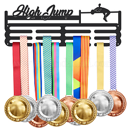 Superdant porte-médailles de saut en hauteur présentoir de médailles de sport d'athlétisme crochets muraux en fer affichage de présentoir à médailles présentoir de porte-médailles de compétition tenture murale pour plus de 60 médailles