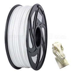 Пластиковый шнур, 3d нить для принтера, белые, 1.75 мм, около 400 м / рулон