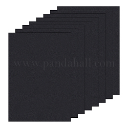 Benecreat 8 лист защитная пленка с рамкой из ПВХ листы, чёрные, 298x210x0.5 мм