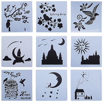 2 Sets 0-9 Number Stencils Spray Stencils Curb Stencil Kit for Address  Painting - AliExpress