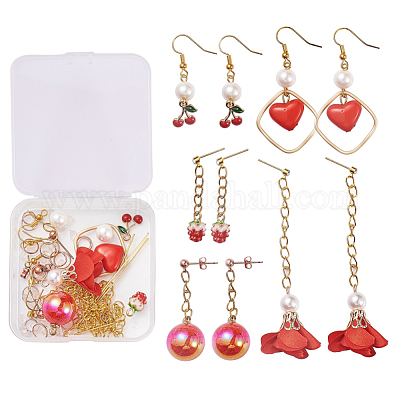 DIY Jewelry Making Finding Kit, Inlcluding Iron Earring Hooks