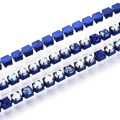 Cadenas de la taza del Rhinestone de hierro&nbsp;CH-T007-02A-03-1