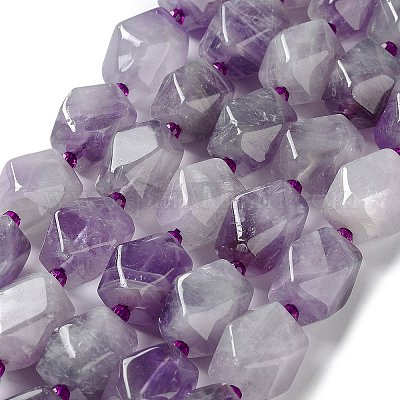 Natürlichen Amethyst Perlen Stränge&nbsp;G-C182-19-02-1