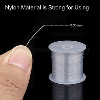 Wholesale 1 Roll Clear Nylon Wire Fishing Line 