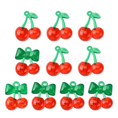10pcs 2 Arten transparente Acrylanhänger&nbsp;OACR-YW0001-62-1
