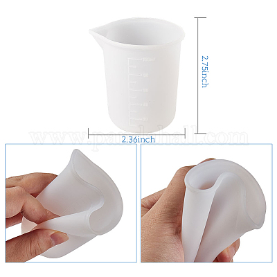 Silicone Resin Mixing Cups Distribution Cups DIY UV Resin Color Mixing Cups  Liquid Resin Measuring Cups