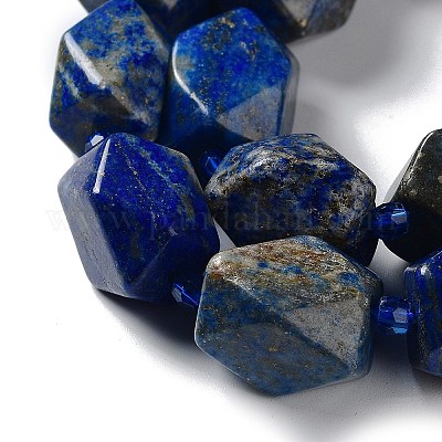 Natürlicher Lapislazuli Perlenstränge&nbsp;G-C182-20-02-1