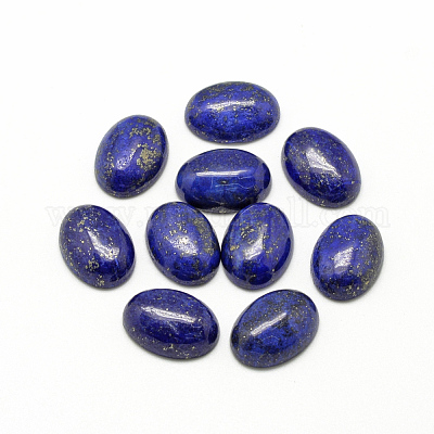 Natürliche Lapislazuli Cabochons&nbsp;G-R415-14x10-33-1