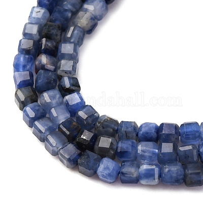 Natur Sodalith Perlen Stränge&nbsp;G-B142-C02-2x2mm-1