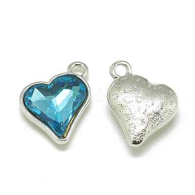 Pendentifs en verre d'alliage&nbsp;PALLOY-T040-12mm-12-1