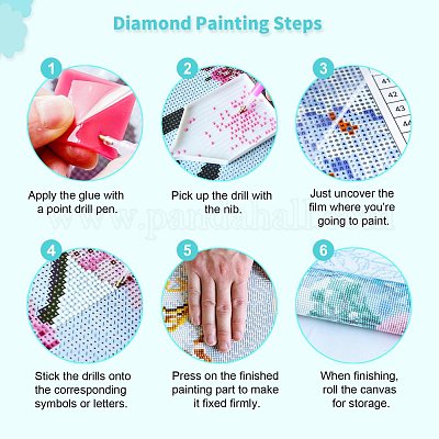 Diamond Painting Pens Kit, Stainless Steel Tips for Diamond Painting  Accessories with 6 Clay, Diamond Art Pens Diamond Painting Tools for DIY