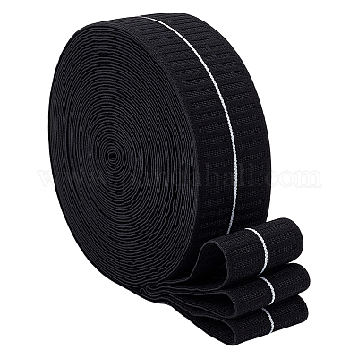10 Yard flache elastische Polyesterschnur&nbsp;SRIB-BC0001-35B-1