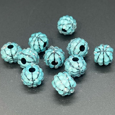 Opake Legierung Perlen&nbsp;SACR-WH0008-028F-1