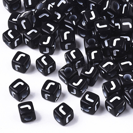 Perles acryliques opaques X-SACR-N002-01J-1