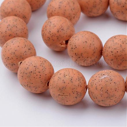 Polymer Clay Bead Strands CLAY-T004-12mm-09-1