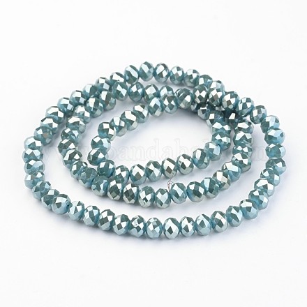 Chapelets de perles en verre électroplaqué X-EGLA-G014-6mm-FR-C02-1