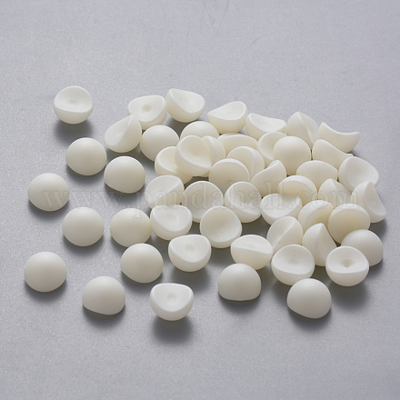 Cabujones de perlas de imitación de plástico ABS MRMJ-Q092-8mm-B02-1
