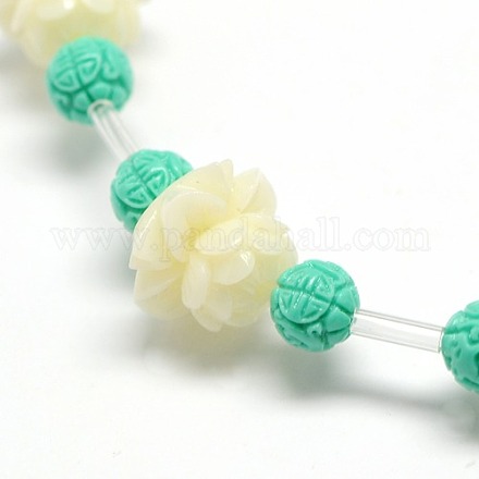 Synthetic Coral Beads Strands CORA-L003-C-05-1