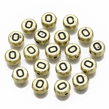 Perles acryliques plaquées PACR-CD0001-O-1