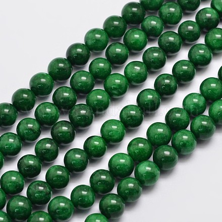 Natürliche Malaysia Jade Perlen Stränge X-G-A146-8mm-B04-1