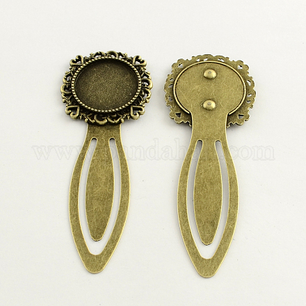 20 mm upports signet cabochon PALLOY-S033-20AB-NR-1