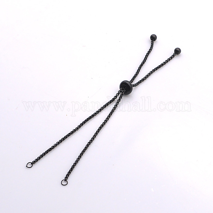 Fabbricazione di braccialetti con cursore in acciaio inossidabile regolabile 201 STAS-S105-JN646-4-1