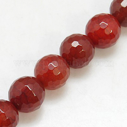 Chapelets de perles d'agate naturelle G-H1636-8MM-05-1