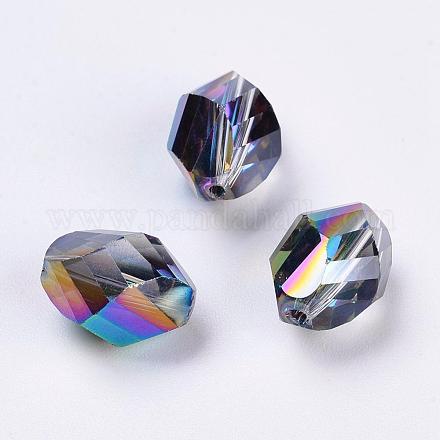 Imitation Austrian Crystal Beads SWAR-F077-13x10mm-31-1