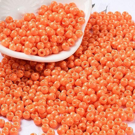 Baking Paint Glass Seed Beads SEED-H002-I-A512-1