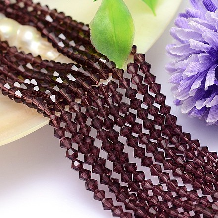 Faceted Imitation Austrian Crystal Bead Strands G-M180-5mm-11A-1