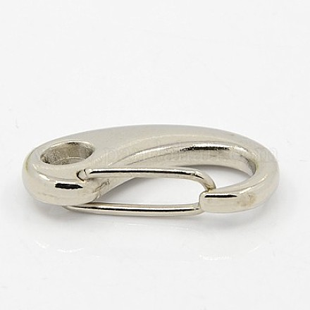 Alloy Keychain Clasp Findings PALLOY-I065-02P-1