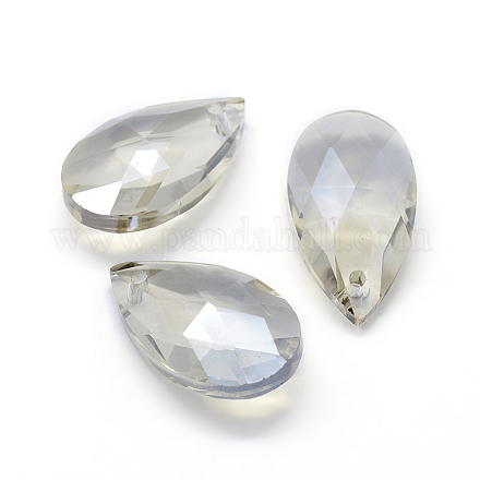 Faceted Glass Pendants GLAA-F069-L-A15-1