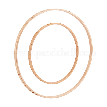 Nbeads Round Ring Wooden Knitting Looms Tool TOOL-NB0001-59-1