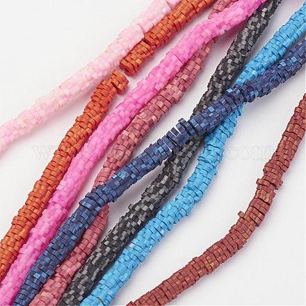 Polymer Clay Bead Strands CLAY-P014-6mm-M-1