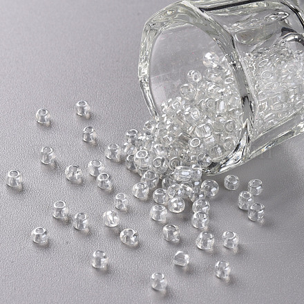 Perles de rocaille en verre SEED-A006-3mm-101-1